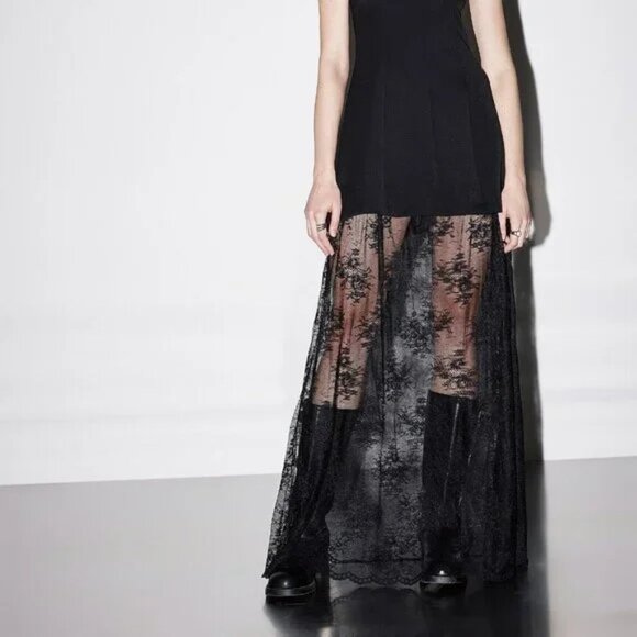 NWT Lace skirt maxi tube dress Made in Italy - Picture 4 of 5